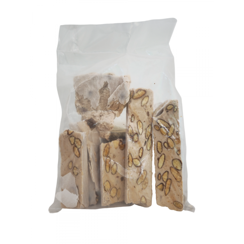 PROMO : 2 sachets 500g  CHUTES nougat aux MARRONS + 1 sachet 500g identique OFFERT