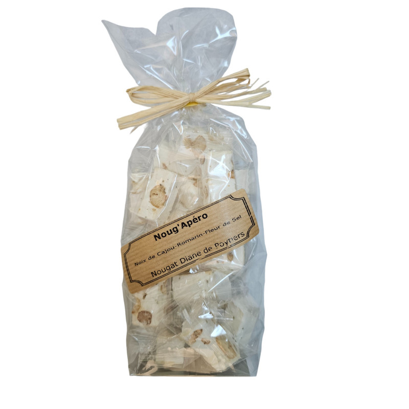 Nougapéro - Nougat tendre noix de cajou & sel & romarin - Sachet 150g