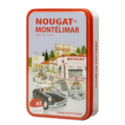 Nougat Diane de Poytiers - Hum.petit coffret de nougat de Montelimar  assortis, rose pour les filles, bleu pour les garçons et kraft pour les  branchés.🎅🏻🍬🐝🍀🍾 #nougatmontelimar #nougats #cadeaunoel  #entreprise #epiceriefine